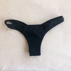 Ruched Back Cheeky Bikini Bottom